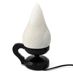 Настольный светильник из каменной соли «Лампада» красного свечения