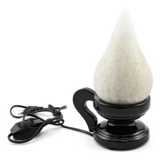 Настольный светильник из каменной соли «Лампада» красного свечения