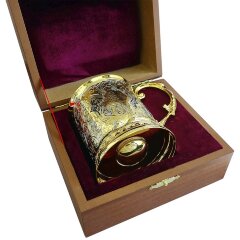 Позолоченная пивная кружка «Стрелец»