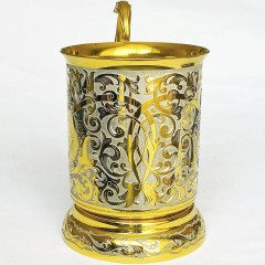 Пивная кружка «Золотая» в каталоге стильные подарки на день защитника Отечества