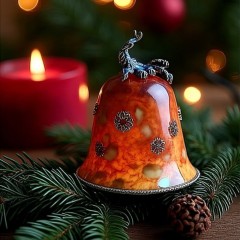 Янтарный сувенир «Колокольчик» в каталоге новогодних игрушек