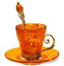 Кофейная чашка из янтаря «Антик» 