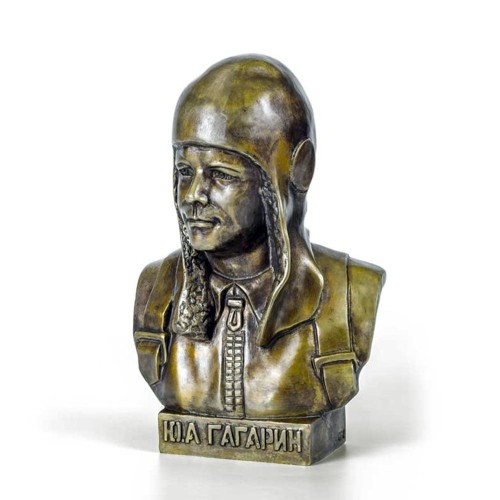 Бронзовый бюст «Гагарин Ю.А» в подарок летчику