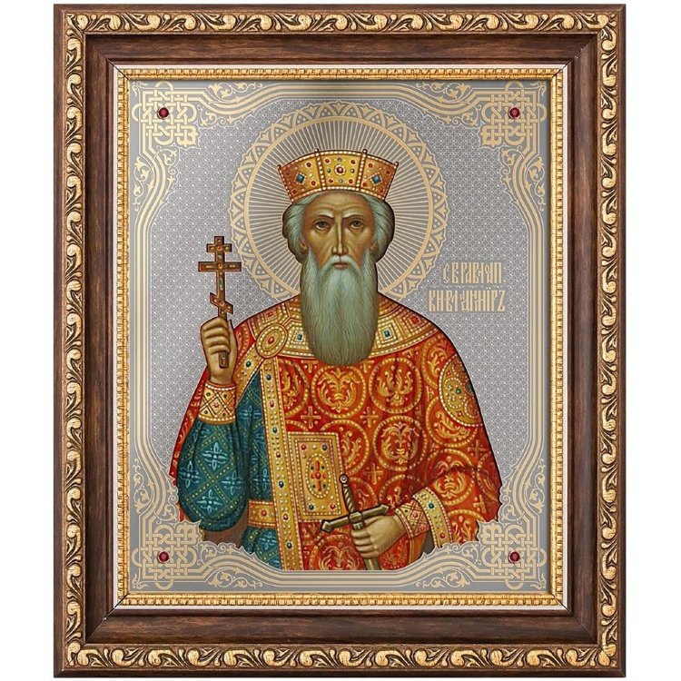 Украшенная икона «Князь Владимир»