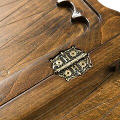 Резные шахматы «Корона» с нардами