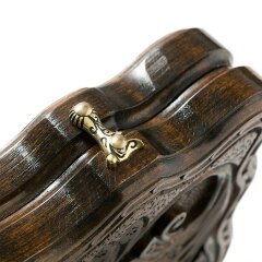 Резные шахматы «Корона» с нардами