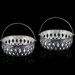 Две серебряные хлебницы «BELLO» в единственном экземпляре в мире