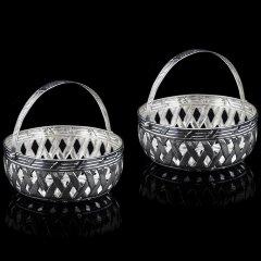 Две серебряные хлебницы «BELLO» в единственном экземпляре в мире