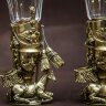 Рюмки лафитники для водки «Гусары» с фигурками