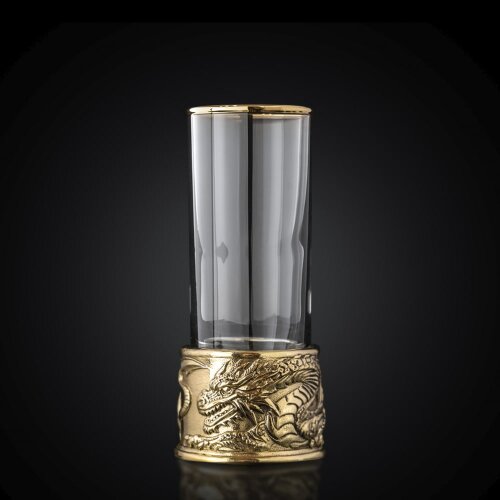 Подарочный набор из 6-ти стопок патрон для водки «Дракон» — как символ 2024 года