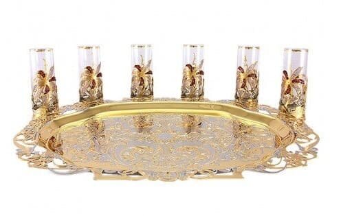 Водочный набор «Гранатовый цветок»