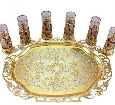 Водочный набор «Гранатовый цветок»