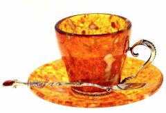 Кофейная чашка из янтаря «Классик» 