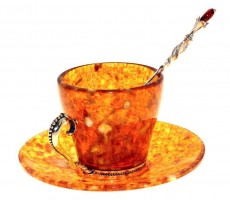 Кофейная чашка из янтаря «Классик» 