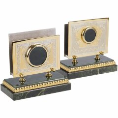 Настольный набор «Георгий Победоносец» (нефрит)