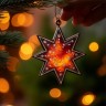 Ёлочная игрушка «Вифлеемская звезда» в подарок на Рождество (новогодний декор)