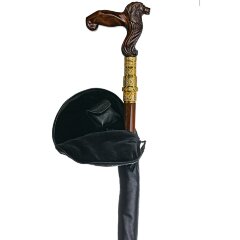 Резная трость ручной работы «Лев африканский» с клинком