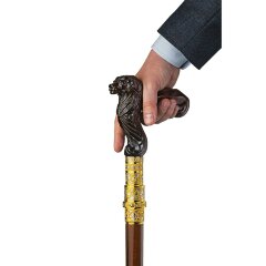 Резная трость ручной работы «Лев африканский» с клинком