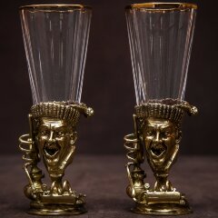 Рюмки лафитники для водки «Самогонщики» с фигурками