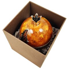 Янтарная шкатулка «Гранат» — оригинальный подарок женщине