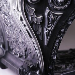 Журнальный столик «Чайный» резной из массива дерева