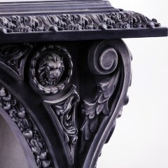 Журнальный столик «Чайный» резной из массива дерева