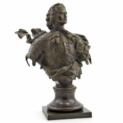 Бронзовый бюст императора «Пётр Первый» в подарок коллекционеру