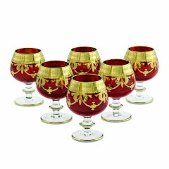 Хрустальные бокалы для коньяка «DINASTIA ROSSO»