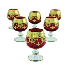 Хрустальные бокалы для коньяка «DINASTIA ROSSO»