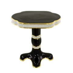 Чёрный журнальный столик «DUBAI» со стразами