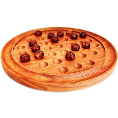 Настольная игра «SOLITAIRE» из янтаря в подарочном футляре