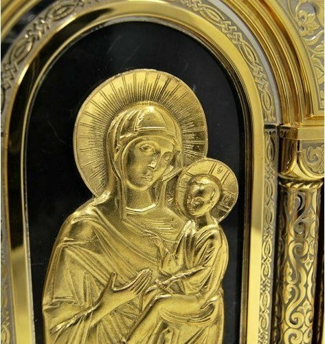 Плакета Богоматерь Тихвинская