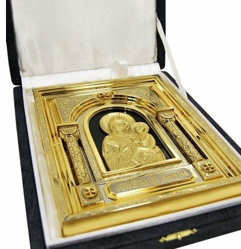 Плакета Богоматерь Тихвинская