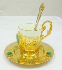 Кофейная пара «Малахитовая»