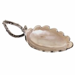 Серебряная ложечка для чая «Лепесток»