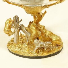 Подарочный бокал «Мишки в лесу»