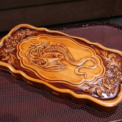 Нарды резные «Дракон» ручной работы