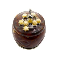 Янтарная шкатулка «Пчёлка»