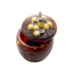 Янтарная шкатулка «Пчёлка»