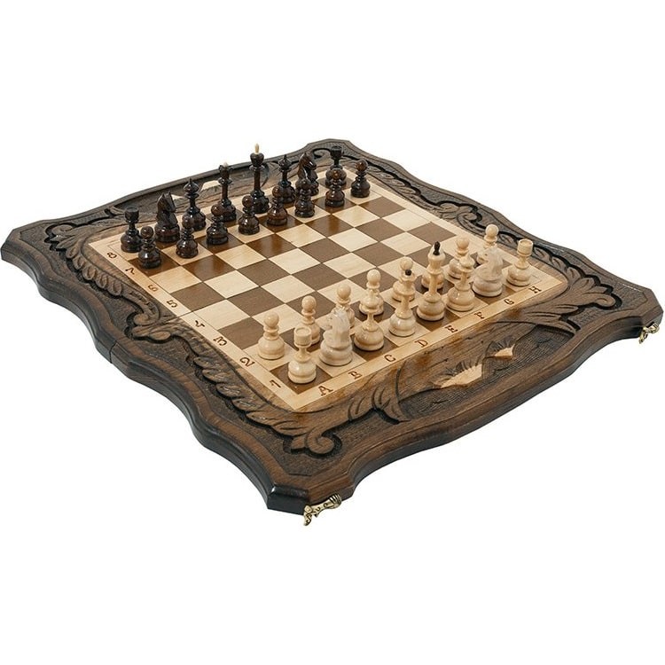 Деревянные шахматы «Арарат» с нардами