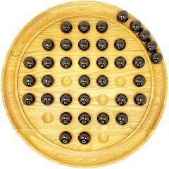 Интеллектуальная игра «Мадагаскарские шашки» из янтаря в подарочном футляре