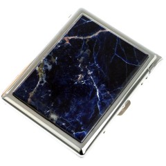 Портсигар металлический на 10 сигарет «Содалит» с зажигалкой в подарок сестре