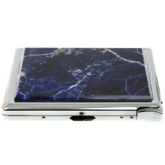 Портсигар металлический на 10 сигарет «Содалит» с зажигалкой в подарок сестре