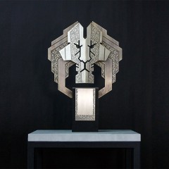 Настольная мерч статуэтка «Сильный духом» — нанесение логотипов бизнес партнёров