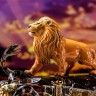 Интерьерная композиция с ножом «Лев победитель» — эксклюзивный АРТ ДЕКОР подчеркнёт характер его обладателя