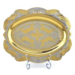 Подарочный набор бокалов для вина «Дорогой» с подносом на 6 персон