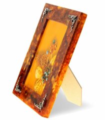 Фоторамка из янтаря «Цветок»