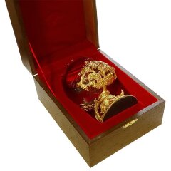 Подарочный бокал «Олень и волки»