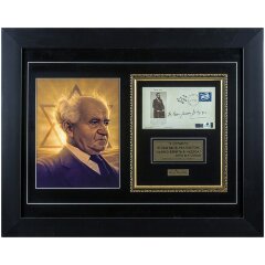 Сертифицированный автограф «Давид Бен-Гурион»