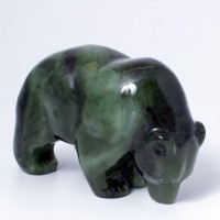 Нефритовая статуэтка «Медведь» (малый)